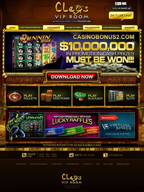 cleo vip room casino
